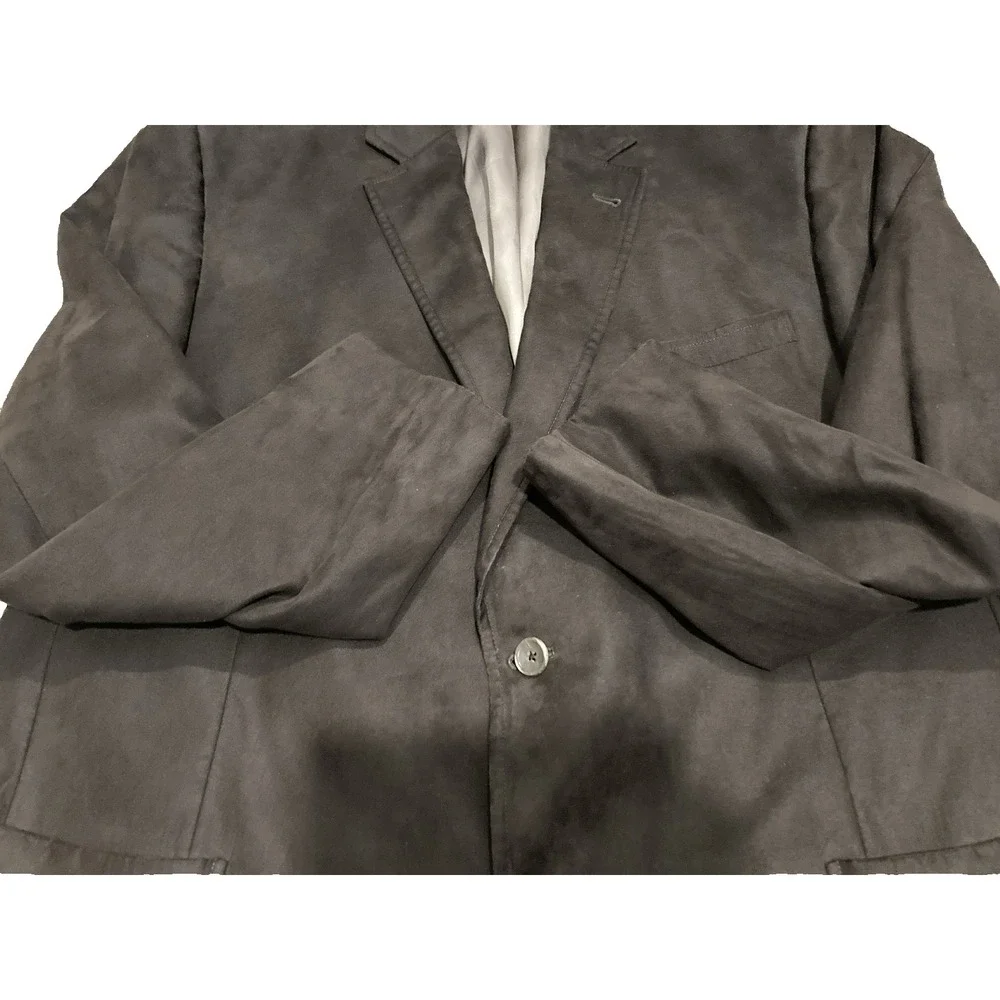 Jack Victor Brown Blazer 48R  Luxury Soft Feels Like Suede Made in Canda